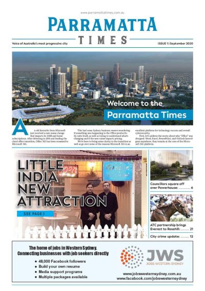 Parramatta Times Sep 2020 edition cover