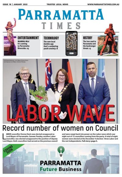 Parramatta Times Jan 2022 edition cover