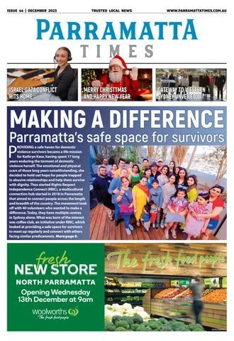 Parramatta Times Dec 2023 edition cover