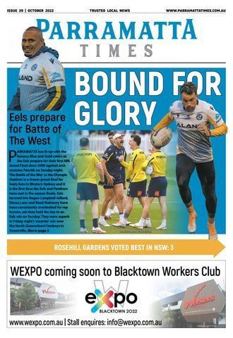 Parramatta Times Oct 29 2022 edition cover