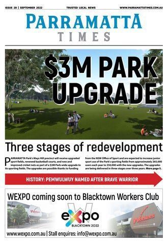 Parramatta Times Sep 28 2022 edition cover