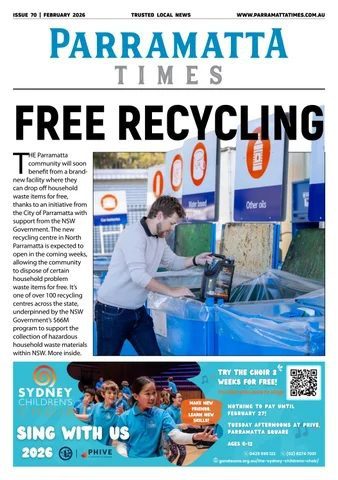 Parramatta Times Feb 2026 edition cover