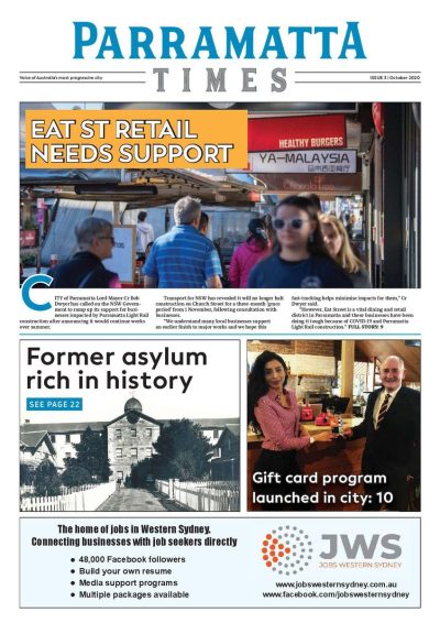 Parramatta Times Oct 2020 #2 edition cover