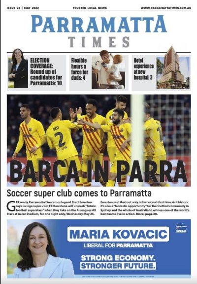 Parramatta Times May 2022 edition cover