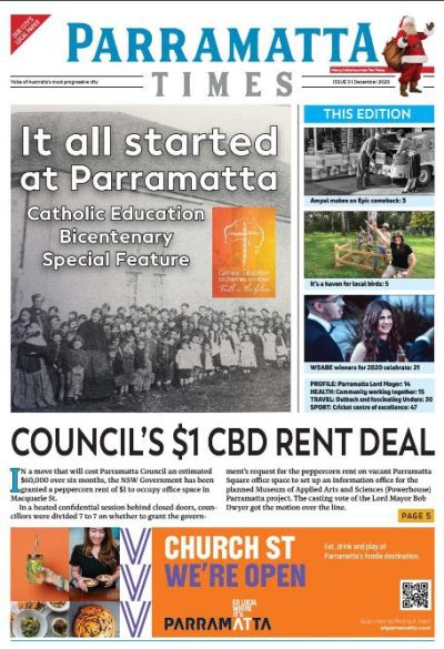 Parramatta Times Dec 2020 edition cover