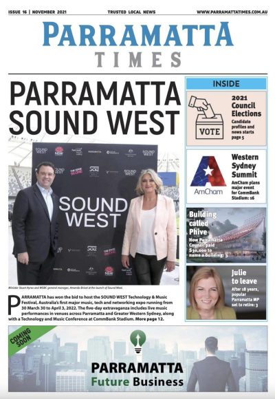 Parramatta Times Nov 2021 edition cover