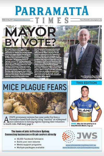 Parramatta Times May 2021 edition cover