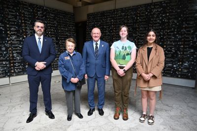 Local students on Premier’s Anzac Memorial Scholarship