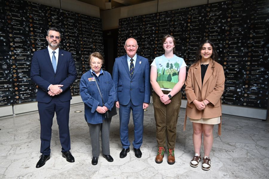 Local students on Premier’s Anzac Memorial Scholarship
