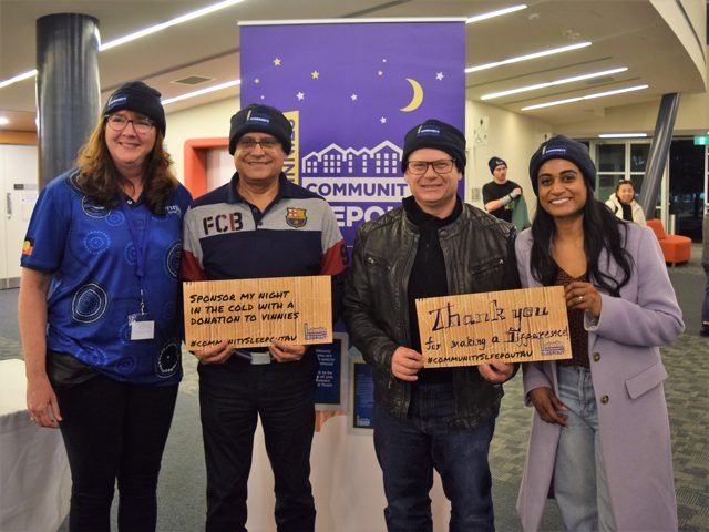 Play your part in the Vinnies Community Sleepout in Parramatta