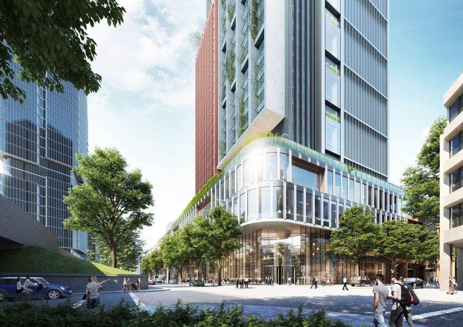 $670M office tower above Westfield Parramatta