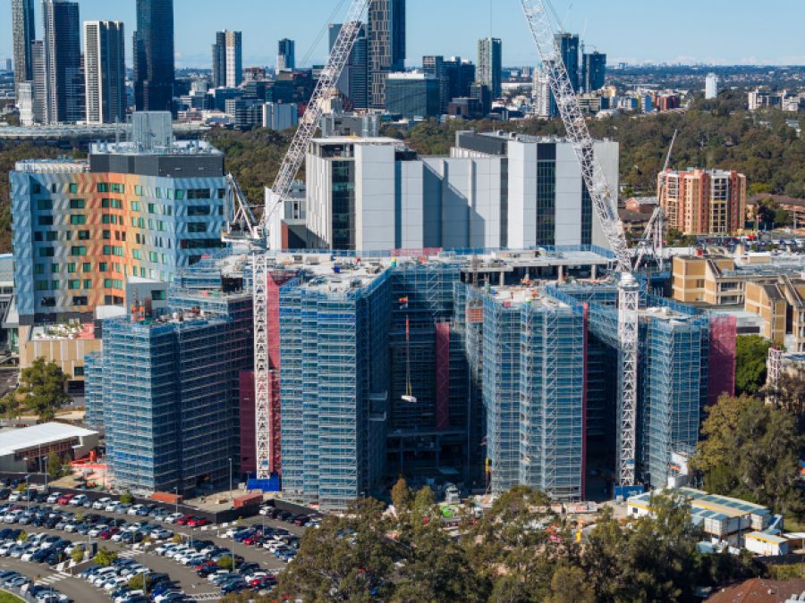 Westmead Centre for Mental Health build has reached a high point