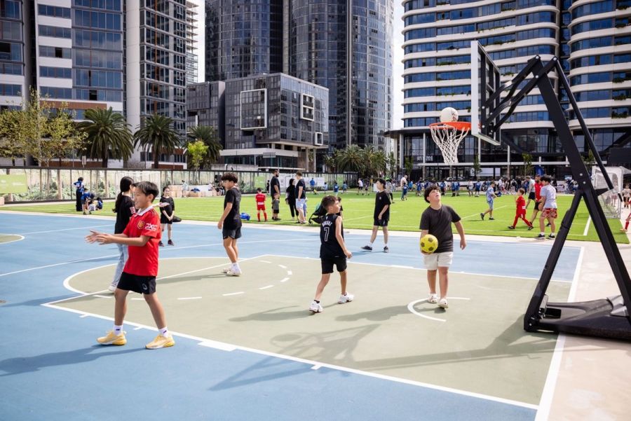 Time to play at Wentworth Point’s new playground