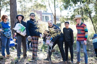 The greening of Parramatta: 10,000 native seedlings planted