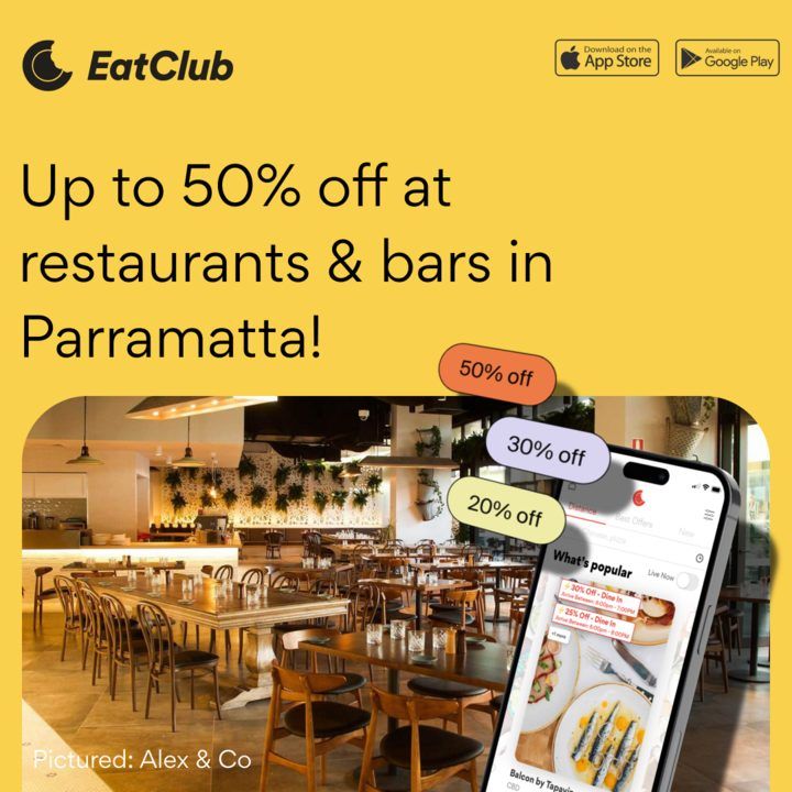 Popular dining app, EatClub is gaining a following in Parramatta