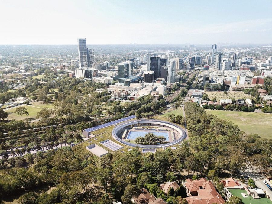 Aquatic centre is named as it passes construction half way mark