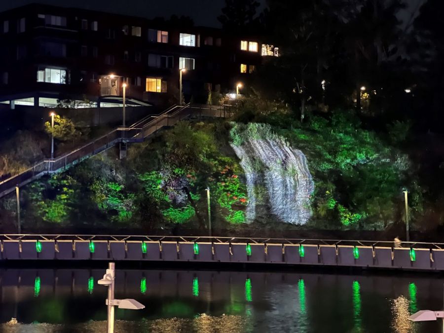 Digital artwork comes to life after dark at Parramatta Quay