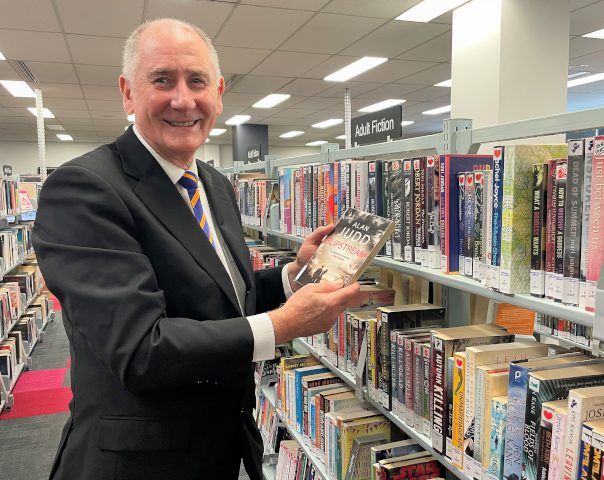 Parramatta Lord Mayor, Bob Dwyer at Parramatta Library.